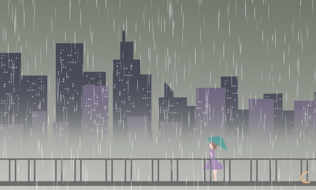 暴雨中福州网红抗台风餐厅“筷子豪情”屹立不倒